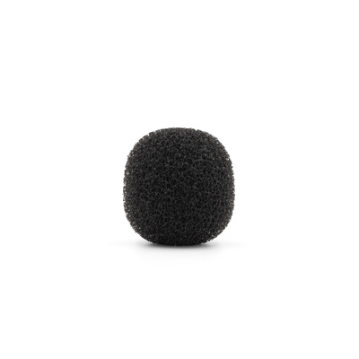 Bubblebee The Microphone Foam For Lavalier Mics - Medium - Black - 10-Pack
